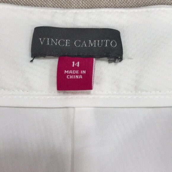 Vince Camuto Pintuck Detail Wide Leg Textured Twil - Picture 6 of 10